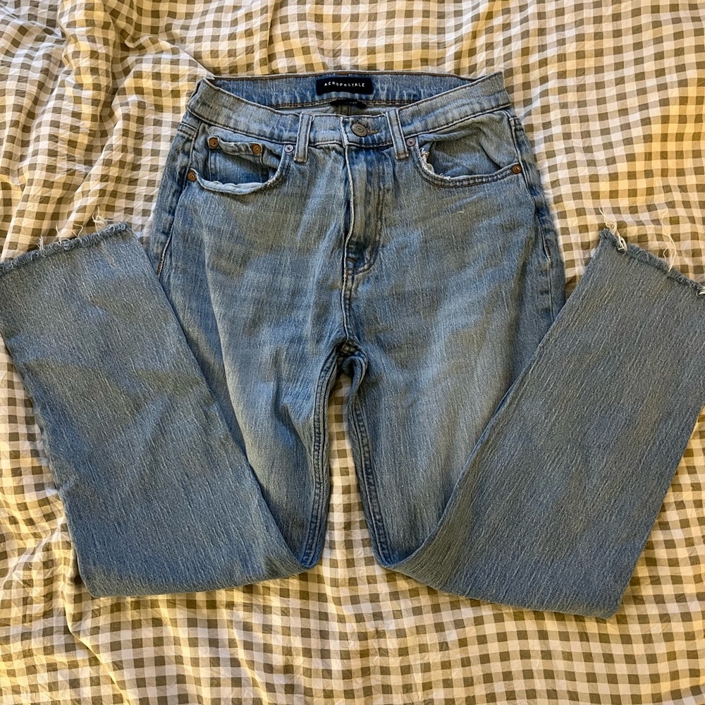 Aeropostale Light Blue Straight Leg Jeans